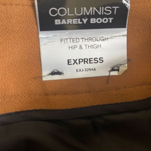 Express Columnist Barely Boot Trouser Pants Sz 0 - Picture 10 of 10